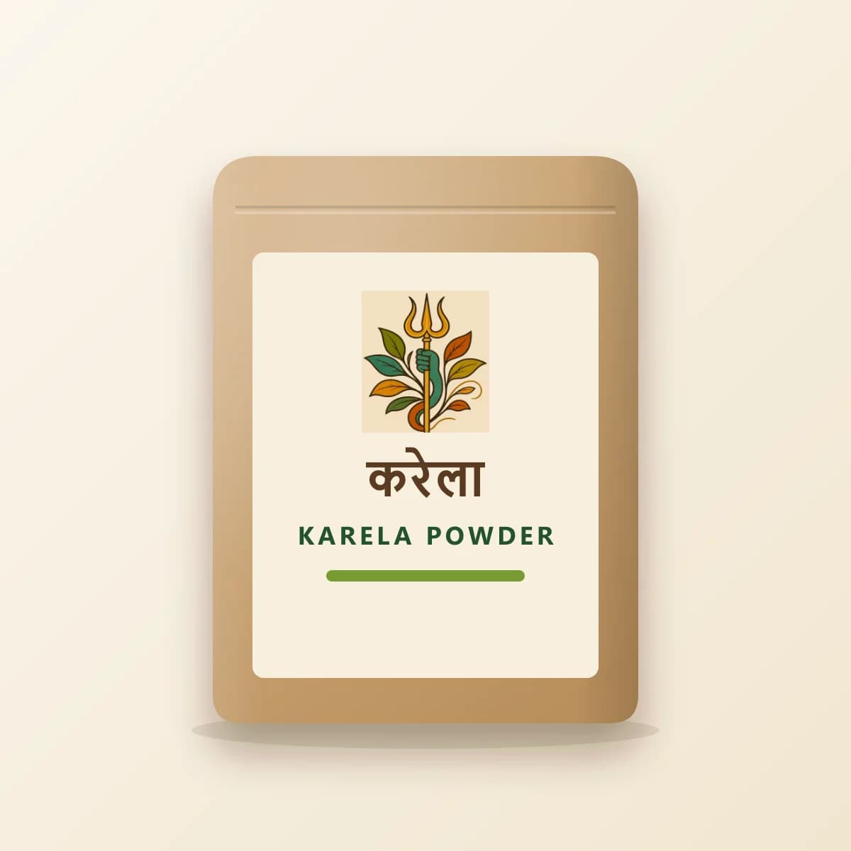 Ayur Pal's Karela Powder kraft pouch